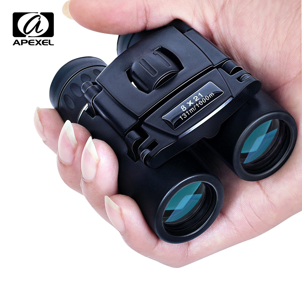 Home Cinema Center - APEXEL 8X21กล้องส่องทางไกลซูมขนาดกะทัดรัดยาวพับ HD ที่มีประสิทธิภาพ Mini กล้องโทรทรรศน์