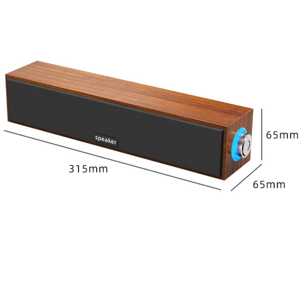 Home Cinema Subwoofer - ใหม่ยาวแถบ USB แบบมีสาย Bluetooth Dual ลําโพงไม้ลําโพงขนาดเล็กคอมพิวเตอร์โน้ตบุ๊ค