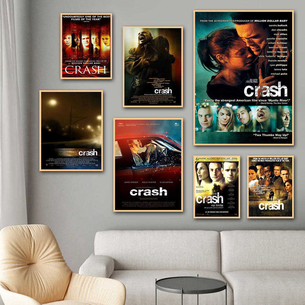 Home Cinema The Drama - Crash Crime ละครฟิล์ม Art พิมพ์โปสเตอร์ภาพยนตร์สติ๊กเกอร์ติดผนังวิดีโอ Room
