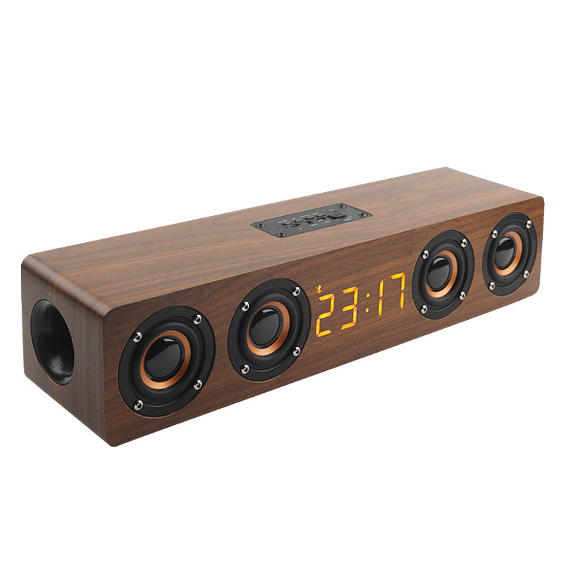 Home Cinema Subwoofer - W8C 12W ลำโพงบลูทูธไม้พร้อมลำโพง 4 ตัวเส้นผ่านศูนย์กลาง 52