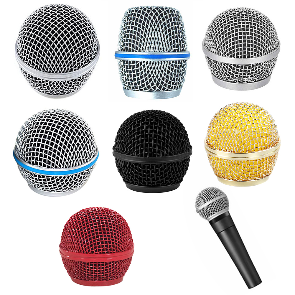 Shure Mic Sm58 - ฝาครอบไมโครโฟนเหล็ก 1 ชิ้น สำหรับไมโครโฟน 58 สำหรับไมโครโฟน