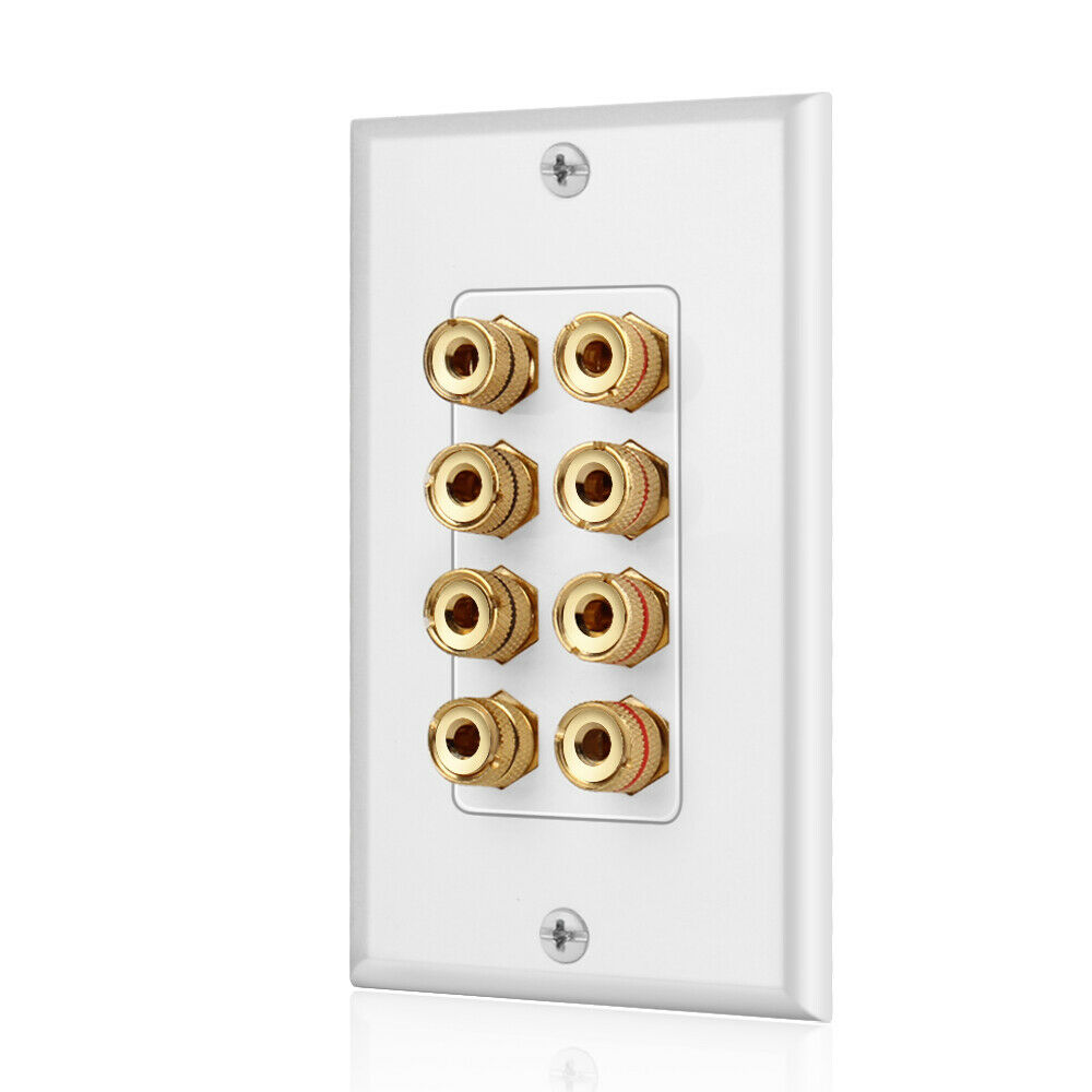 Home Cinema Wall Panels - A68Z 8 โพสต์ลำโพงแผ่นผนังโฮมเธียเตอร์แผ่นผนังแผงเสียงสำหรับลำโพง 4 ตัว