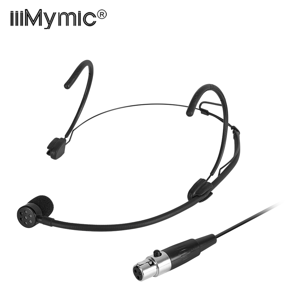 Shure Mic Sm58 - ไมโครโฟนแบบคาดศีรษะ Iiimymic แบบทิศทางเดียว สีดำ 3 พิน
