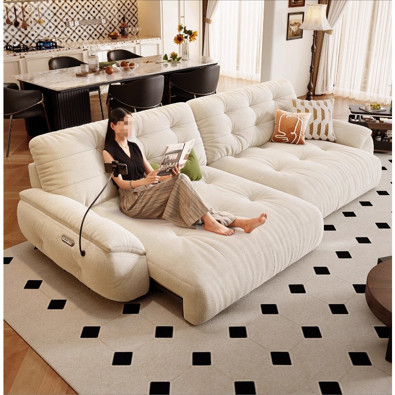 Home Cinema Room Design - โซฟาห้องนั่งเล่นสำหรับผู้ใหญ่ ดีไซน์เนอร์ สไตล์นอร์ดิก หรูหรา ประหยัดพื้นที่ เหมาะสำหรับอพาร์ทเมนต์