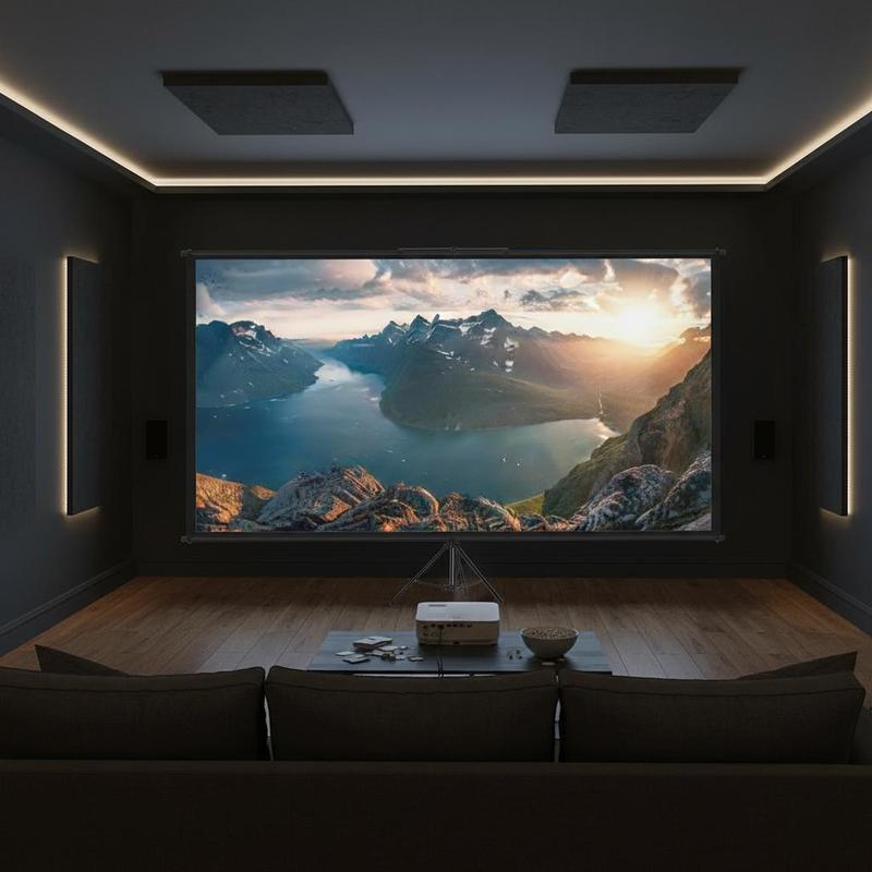Home Cinema Gaming - จอแสดงผลแบบพกพา 110 นิ้ว 16:9 4K HD