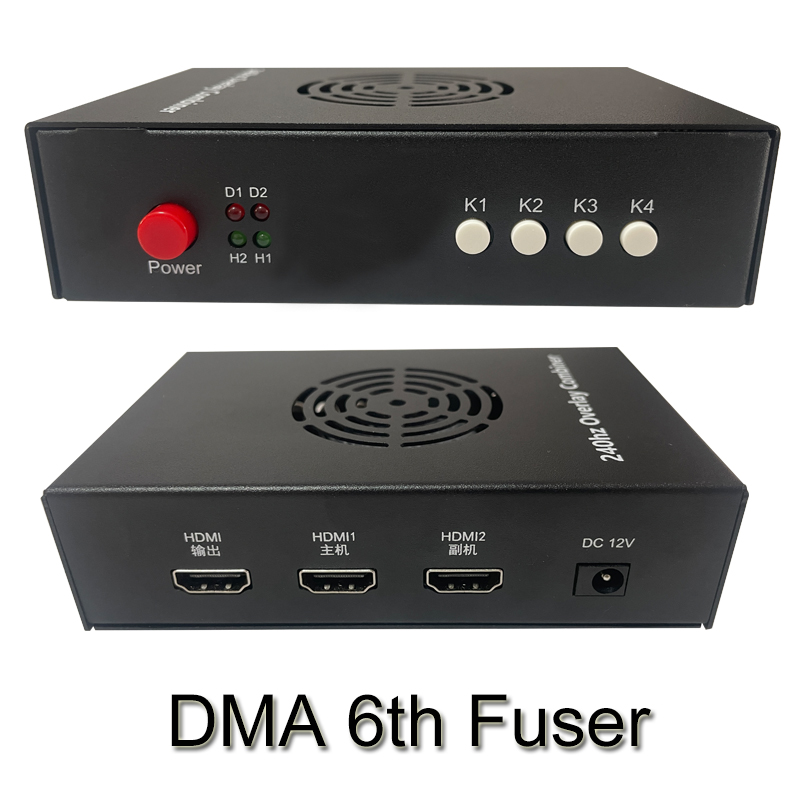 Home Cinema Video Processor - กล่องโอเวอร์เลย์วิดีโอ DMA 6th Fuser พร้อมโปรเซสเซอร์ รองรับ