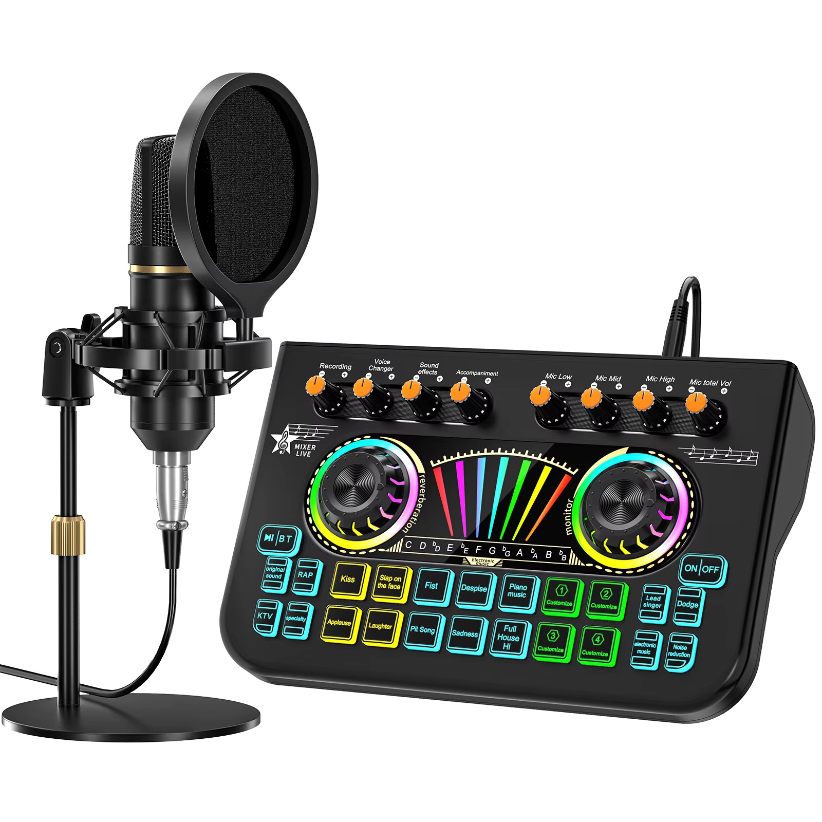 Shure Mic Sm58 - ชุดไมโครโฟนพอดแคสต์ Tenlamp X3 BM800 พร้อมไมโครโฟนคอนเดนเซอร์ขนาด 3.5