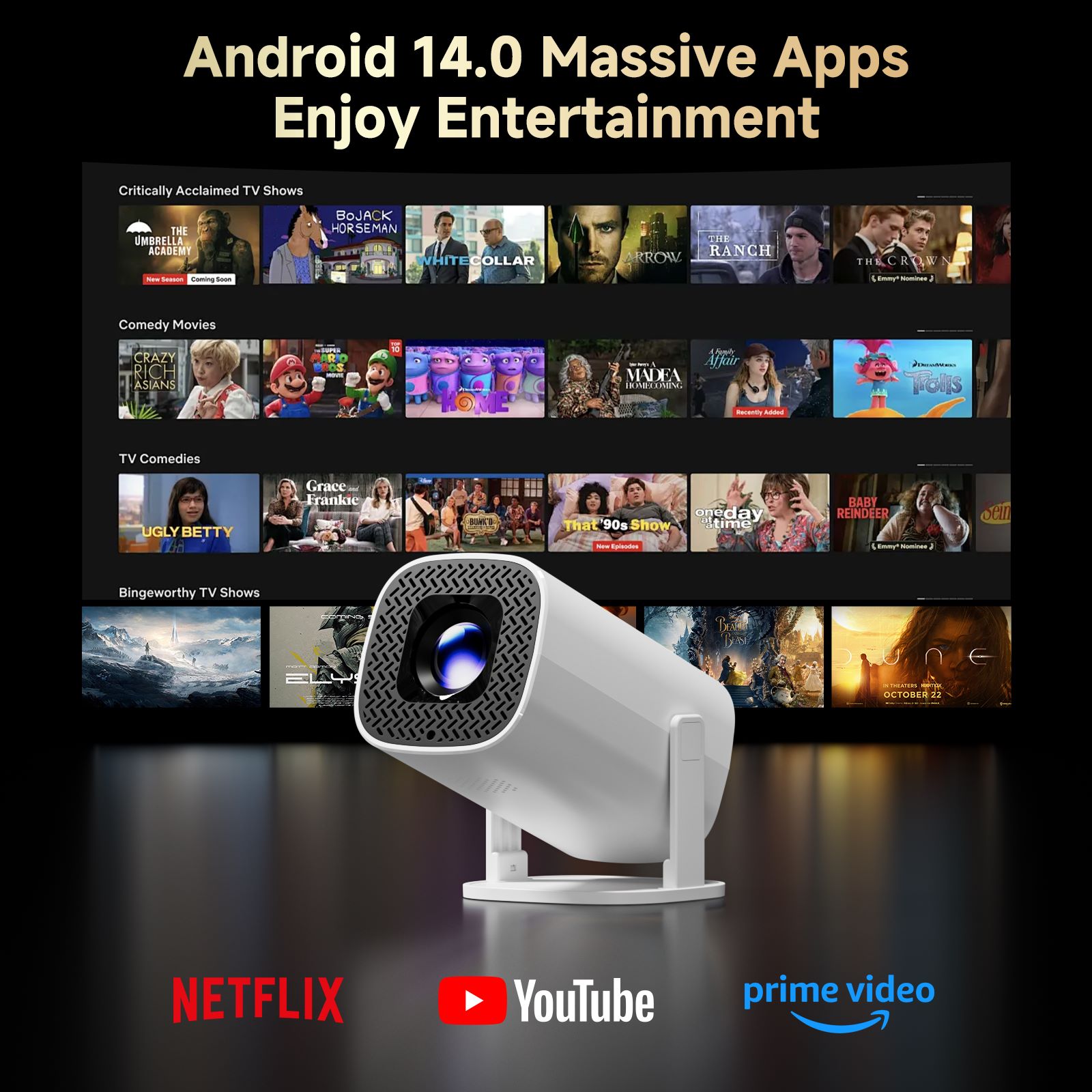 HONGTOP P30PROสมาร์ทมินิโปรเจค - Home Cinema Gadgets บทวิจารณ์และราคา