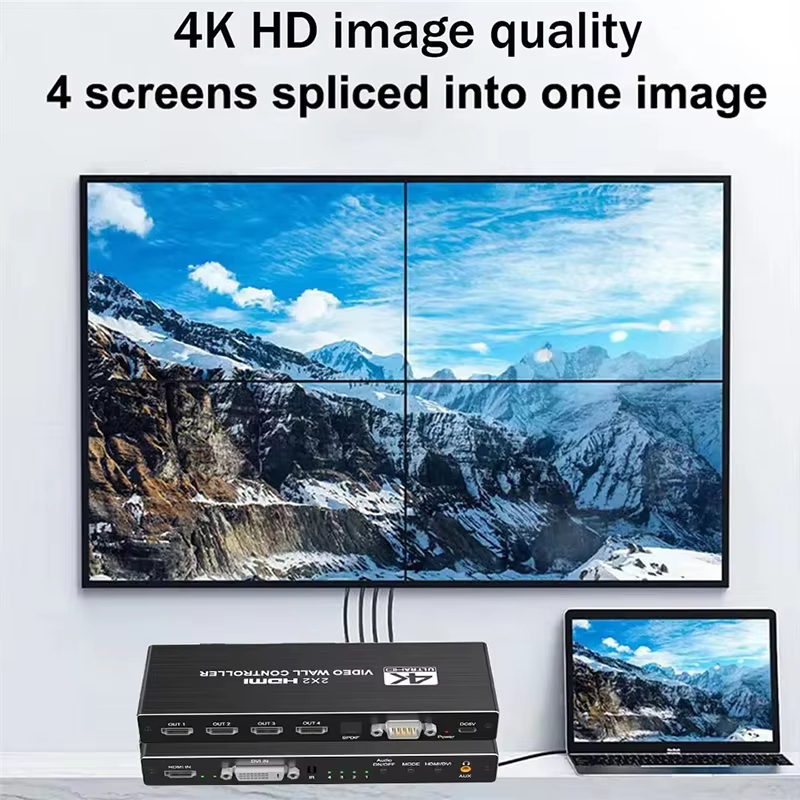 ตัวควบคุมวิดีโอวอลล์ 4K 2x2 โป - Home Cinema Video Processor บทวิจารณ์และราคา