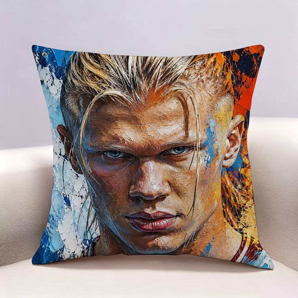 นักฟุตบอล E-Erling H-Haaland ป - Recliner Sofa Cover บทวิจารณ์และราคา