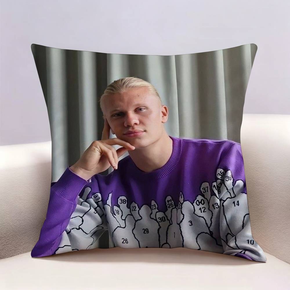 นักฟุตบอล E-Erling H-Haaland ป - Recliner Sofa Cover บทวิจารณ์และราคา