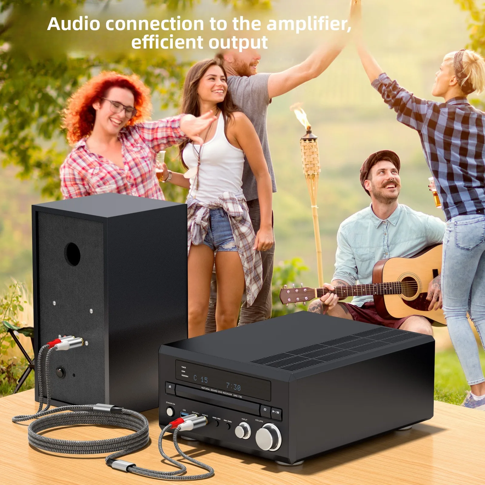 สายสัญญาณเสียง RCA แบบคู่, สาย - Home Cinema Subwoofer บทวิจารณ์และราคา