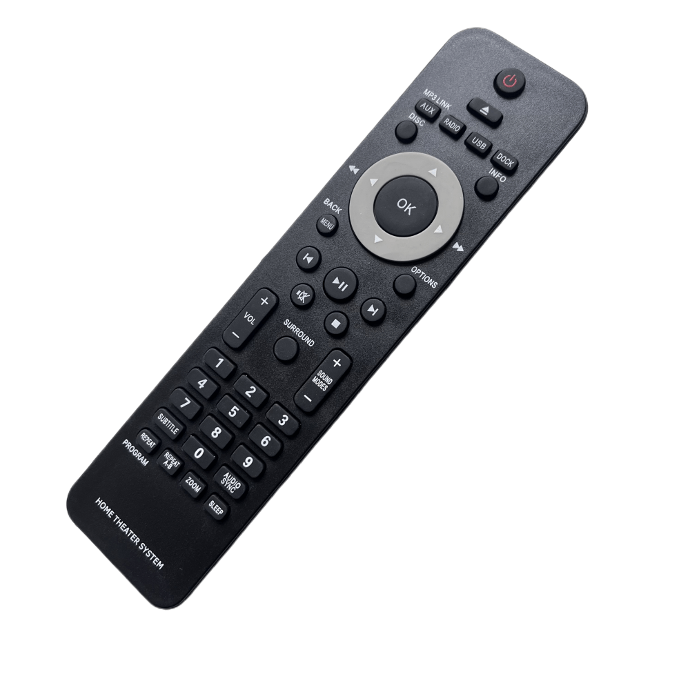 รีโมทคอนโทรลเหมาะสำหรับระบบโฮม - Home Cinema Philips บทวิจารณ์และราคา