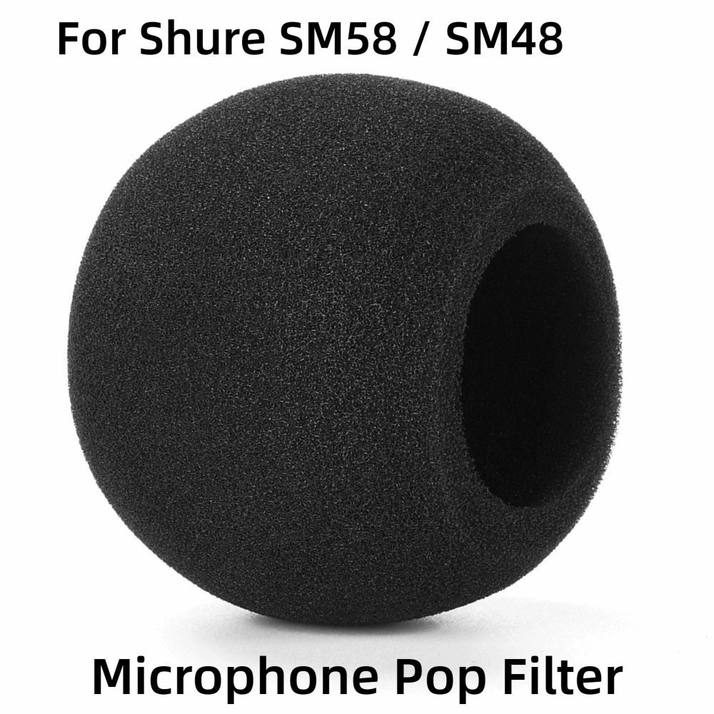 แผ่นปิดกันลมไมโครโฟนแบบฟองน้ำก - Shure Mic Sm58 บทวิจารณ์และราคา
