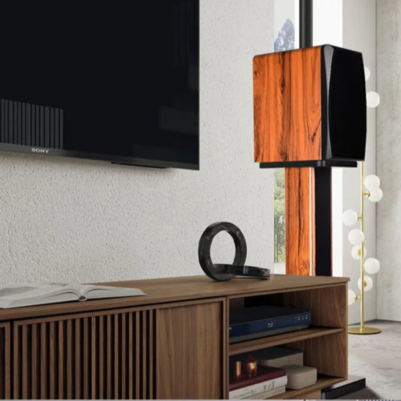 ขาตั้งลำโพงไม้เนื้อแข็งแบบตั้ง - Home Cinema Gadgets บทวิจารณ์และราคา