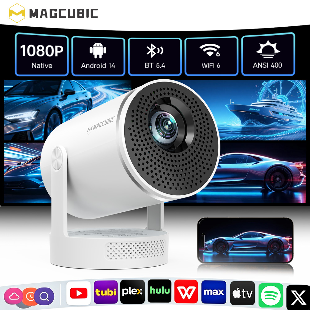 โปรเจคเตอร์ Magcubic Android 1 - Home Cinema Gadgets บทวิจารณ์และราคา