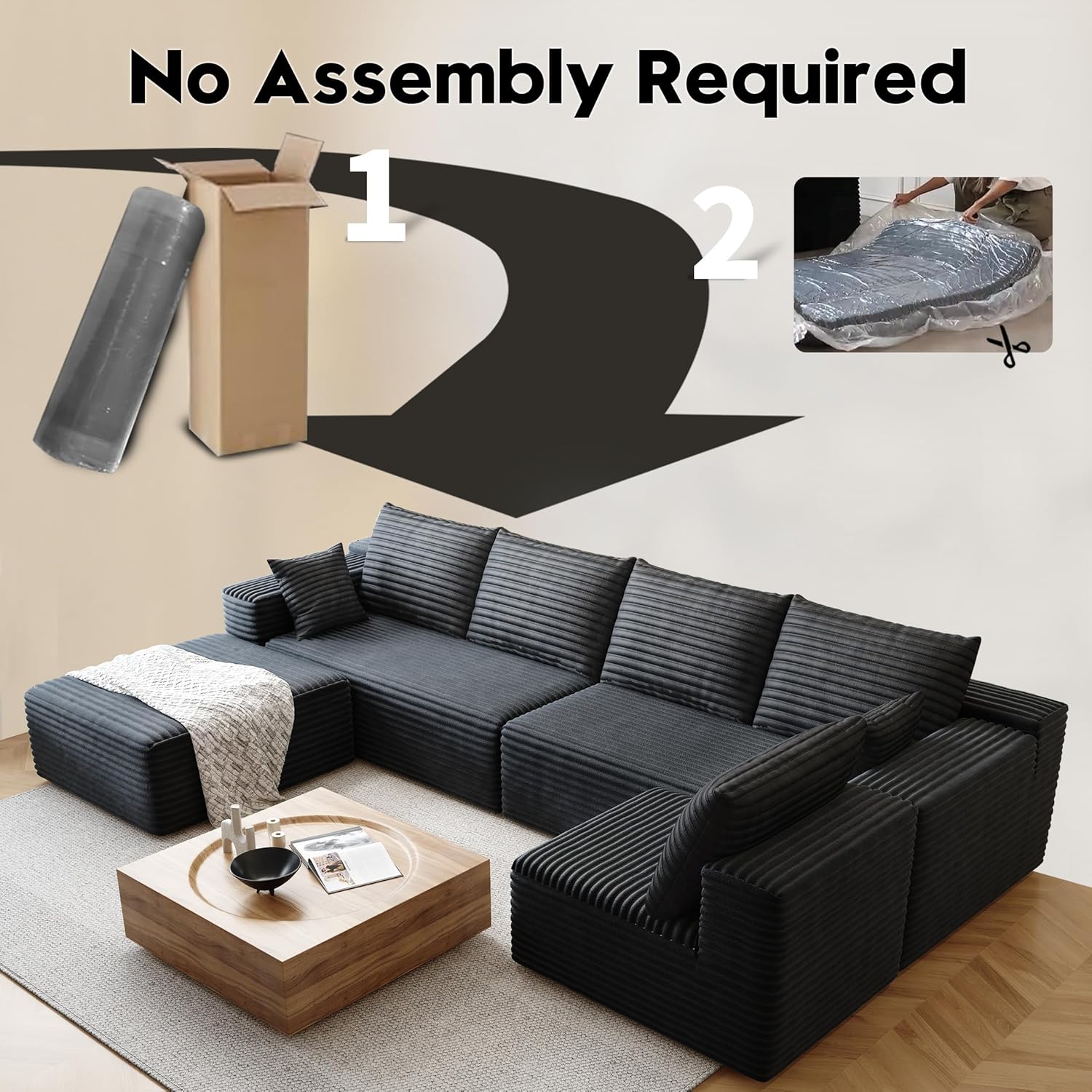 โซฟาแบบแยกส่วนสไตล์คลาวด์ หุ้ม - Recliner Sofa Cover บทวิจารณ์และราคา