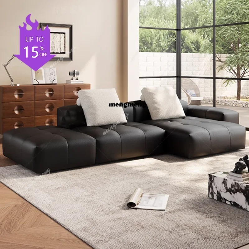 โซฟาหนังนอร์ดิกแบบอัดแน่น สไตล - Home Cinema Room Design บทวิจารณ์และราคา
