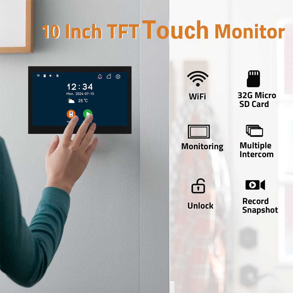 จอสัมผัส Tuya 1080P 5G Wifi ขน - Home Cinema Wall Panels บทวิจารณ์และราคา