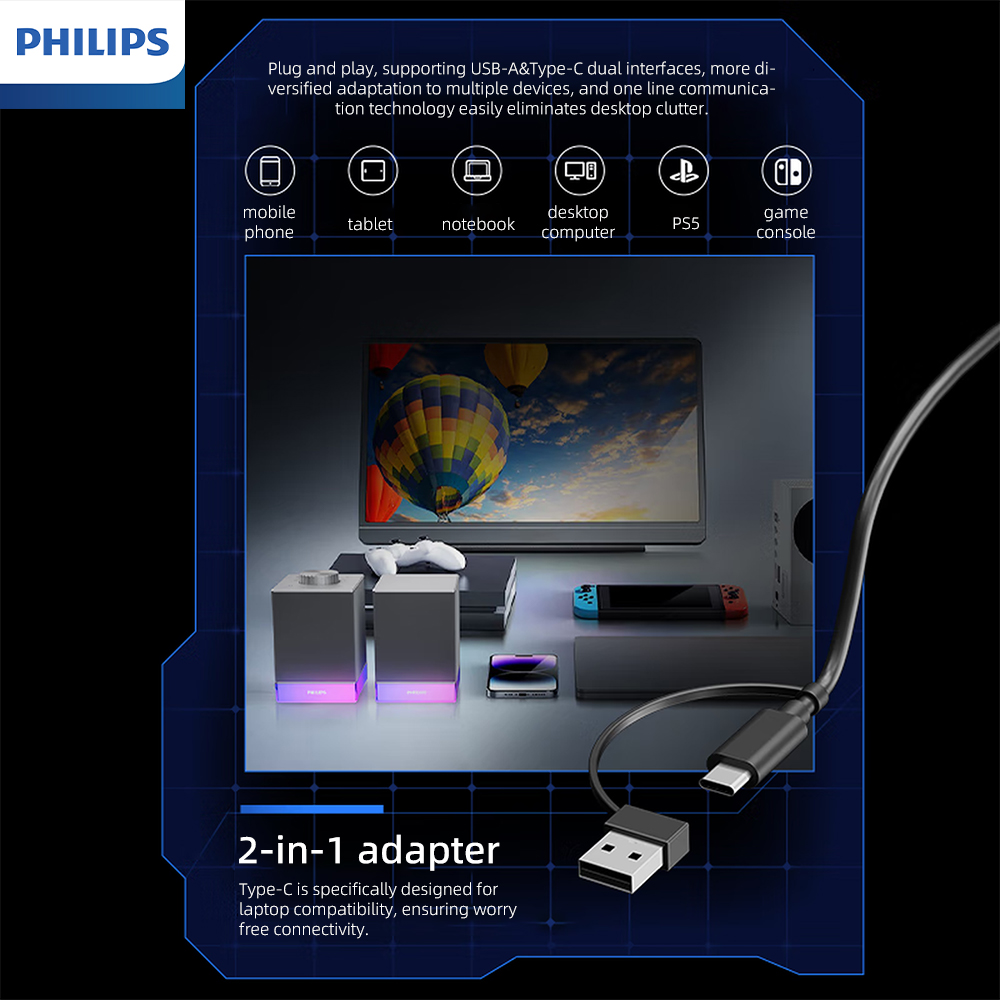 ฟิลิปส์ SPA4209 ลำโพงบลูทูธ กล - Home Cinema Philips บทวิจารณ์และราคา