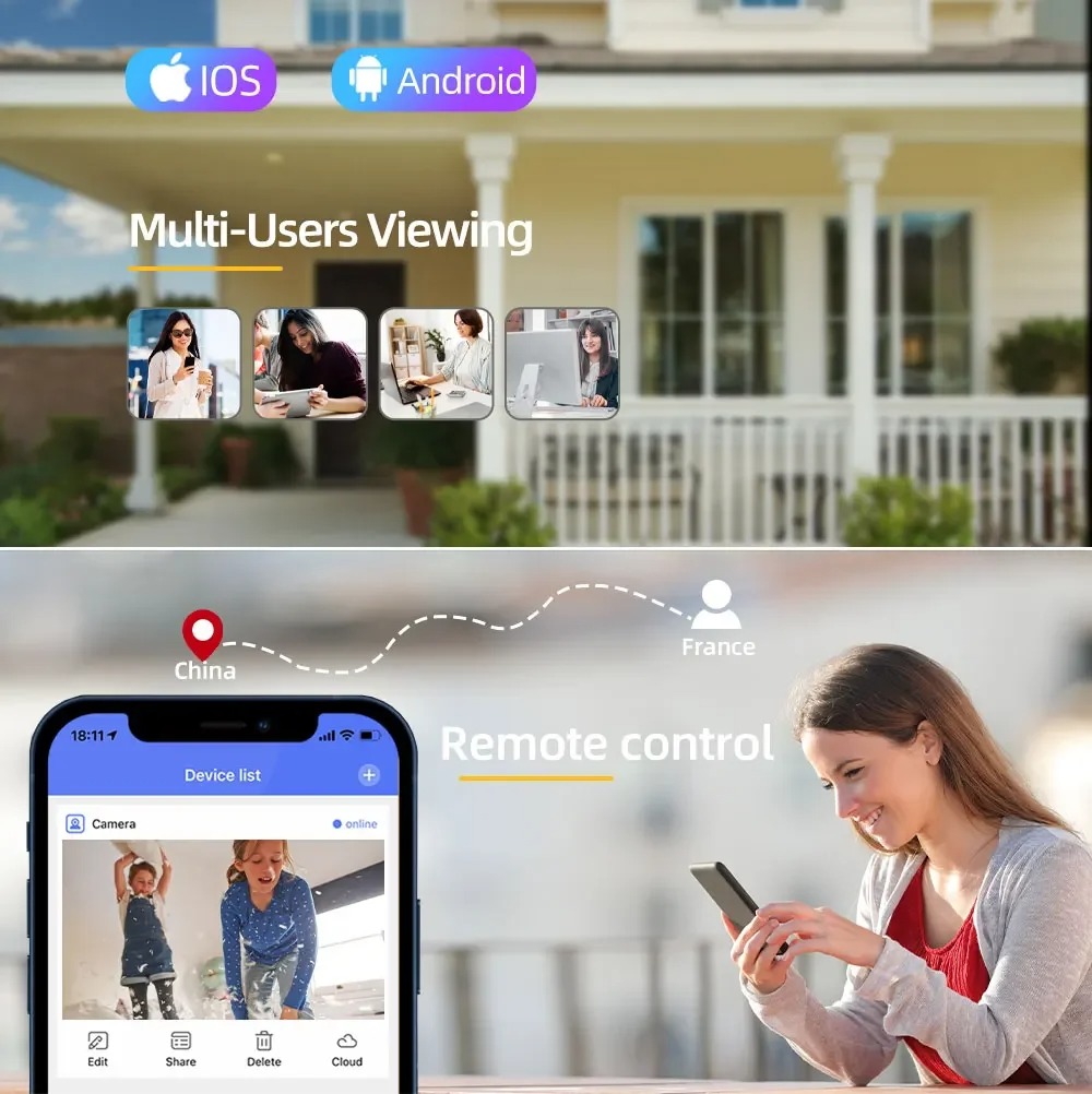 กล้องวงจรปิด Wifi 20MP แบบสี่เ - Home Cinema Wall Panels บทวิจารณ์และราคา