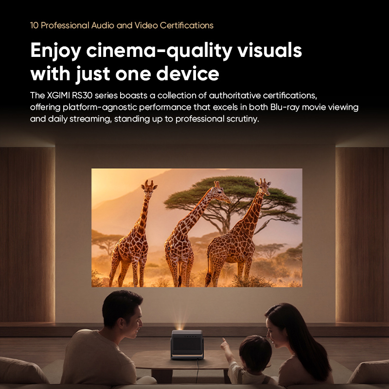 โปรเจคเตอร์เลเซอร์ XGIMI RS30  - Home Cinema Kardon Harman บทวิจารณ์และราคา