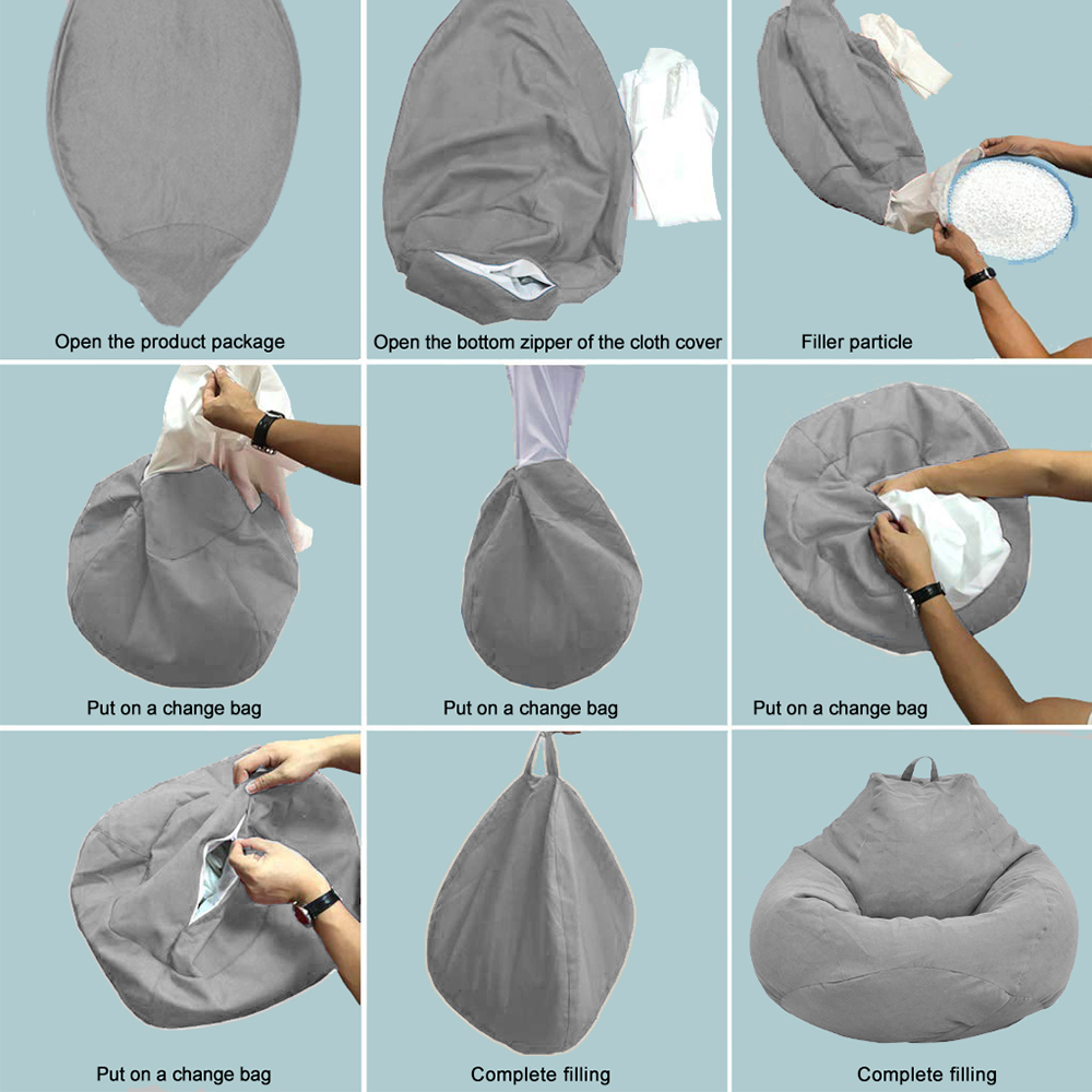 เก้าอี้โซฟาแบบไม่มีถุงถั่วสำหร - Recliner Sofa Cover บทวิจารณ์และราคา