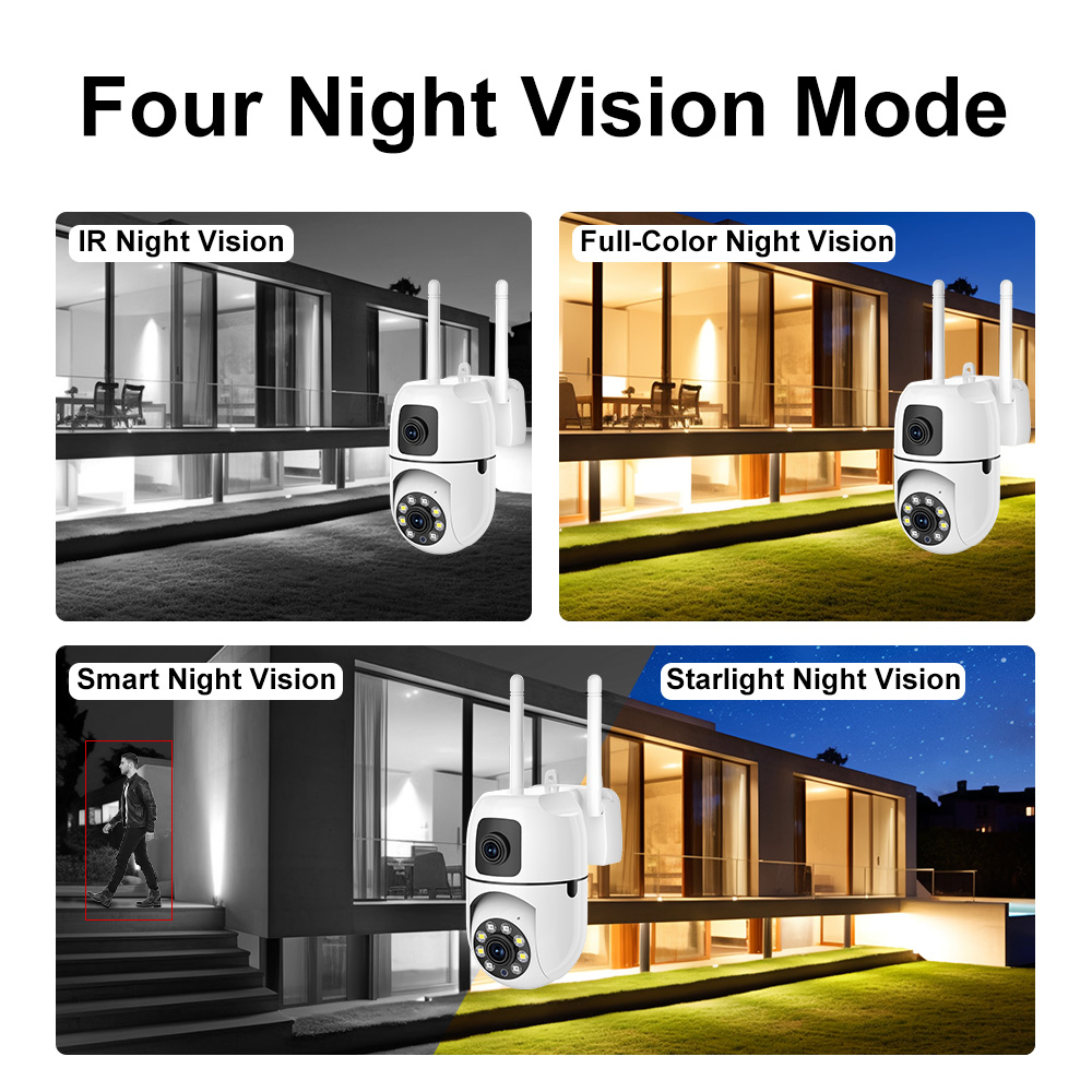 8MP HD Wifi กล้องเฝ้าระวัง PTZ - Home Cinema Wall Panels บทวิจารณ์และราคา