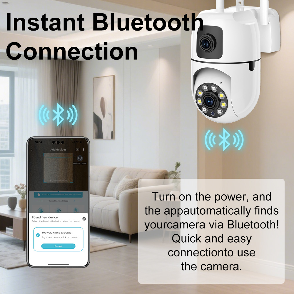 8MP HD Wifi กล้องเฝ้าระวัง PTZ - Home Cinema Wall Panels บทวิจารณ์และราคา