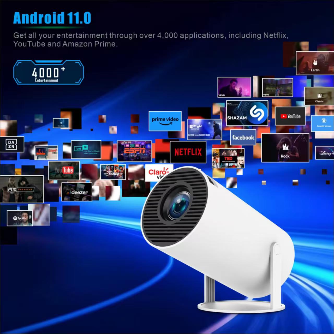 โปรเจคเตอร์พกพา Mini HY300 ระบ - Home Cinema Gadgets บทวิจารณ์และราคา