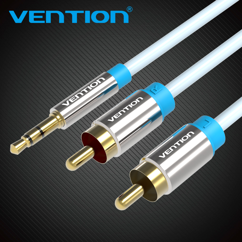 Vention สาย RCA 3.5 ถึง 2rca ส - Home Cinema Beamer บทวิจารณ์และราคา